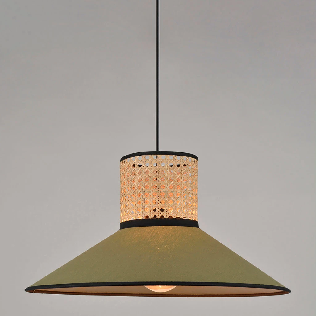 Corep Suspension En Coton Et Cannage D44cm Kaki - Pennsy 5 Corep Suspension En Coton Et Cannage D44cm Kaki - Pennsy – Image 3