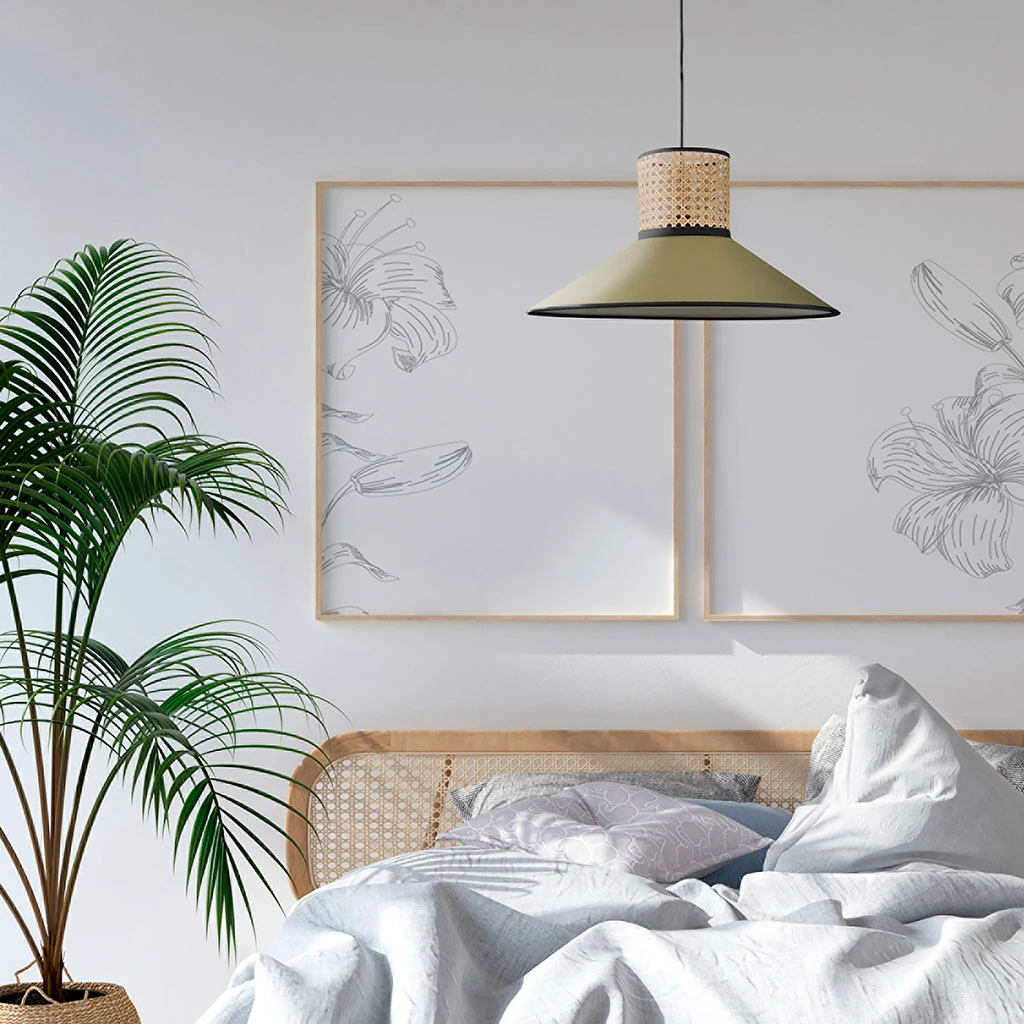 Corep Suspension En Coton Et Cannage D44cm Kaki - Pennsy 7 Corep Suspension En Coton Et Cannage D44cm Kaki - Pennsy – Image 5