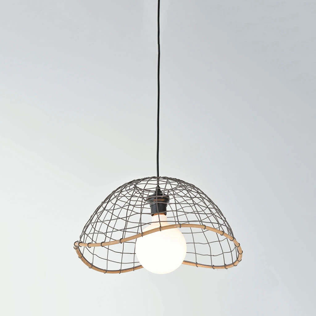 Corep Suspension En Métal Et Bambou D41cm Anthracite - Lanka 4 Corep Suspension En Métal Et Bambou D41cm Anthracite - Lanka – Image 2