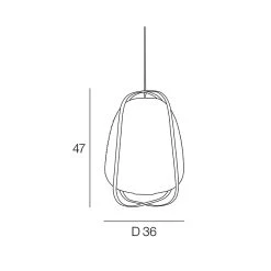Corep Suspension En Bambou Et Papier D36cm Blanc - Akemi 8 Corep Suspension En Bambou Et Papier D36cm Blanc - Akemi -SEMA DESIGN Boutique 622606 FRN03 WEB