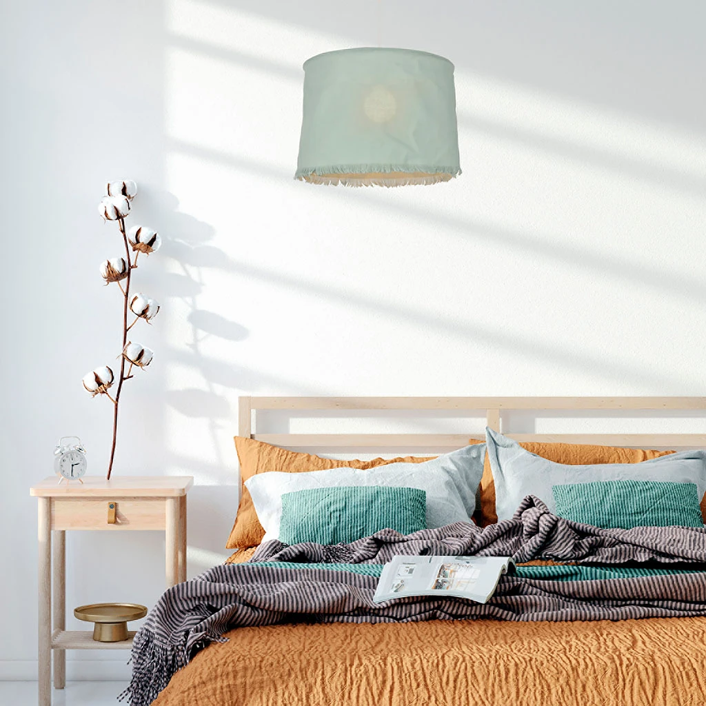 Corep Suspension En Lin D38cm Sauge - Linen 6 Corep Suspension En Lin D38cm Sauge - Linen – Image 4