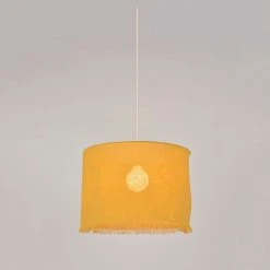 Corep Suspension En Lin D38cm Moutarde - Linen -SEMA DESIGN Boutique 622612 FRN02 WEB