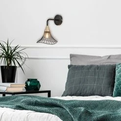 Corep Applique En Metal H27cm Mat Noir - Lizzie -SEMA DESIGN Boutique 622617 FRN04 WEB