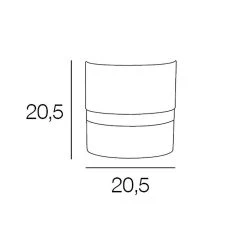 Corep Applique En Coton Et Velours H20cm Marine - Velvet -SEMA DESIGN Boutique 622619 FRN03 WEB