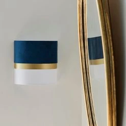 Corep Applique En Coton Et Velours H20cm Marine - Velvet -SEMA DESIGN Boutique 622619 FRN04 WEB