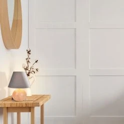 Corep Lampe En Bois Et Coton H24cm Ardoise - Rondo 11 Corep Lampe En Bois Et Coton H24cm Ardoise - Rondo -SEMA DESIGN Boutique 622623 FRN04 WEB