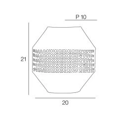 Corep Applique En Coton Et Cannage H21cm Blanc - Jarawa -SEMA DESIGN Boutique 622630 FRN03 WEB