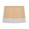 Corep Abat-jour En Raphia Et Coton D25cm Blanc - Faa -SEMA DESIGN Boutique 622655 FRN01 WEB
