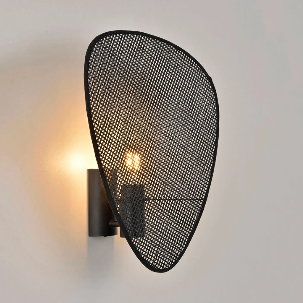 Market Set Applique 1 Lumière En Métal Et Cannage H42cm Noir - Screen 4 Market Set Applique 1 Lumière En Métal Et Cannage H42cm Noir - Screen – Image 2