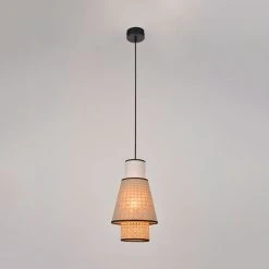 Market Set Suspension En Lin Lavé Et Cannage H36cm Nude - Singapour 9 Market Set Suspension En Lin Lavé Et Cannage H36cm Nude - Singapour -SEMA DESIGN Boutique 623120 FRN02 WEB