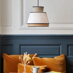 Market Set Suspension En Lin Lavé Et Cannage H23cm Nude - Singapour 13 Market Set Suspension En Lin Lavé Et Cannage H23cm Nude - Singapour -SEMA DESIGN Boutique 623122 FRN05 WEB