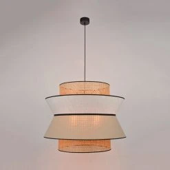 Market Set Suspension En Lin Lavé Et Cannage H60cm Nude - Singapour 9 Market Set Suspension En Lin Lavé Et Cannage H60cm Nude - Singapour -SEMA DESIGN Boutique 623128 FRN02 WEB