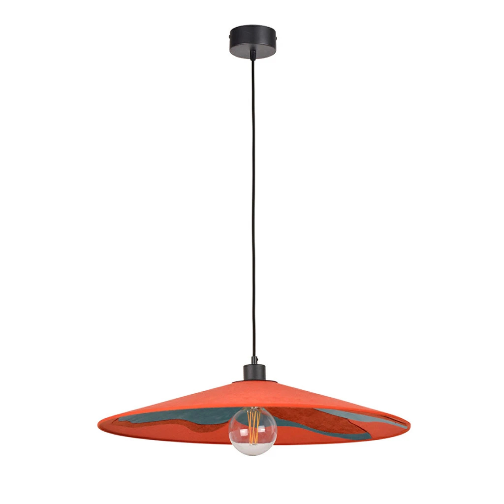 Market Set Suspension En Métal, Velour Et Lin D60cm Camelia - Sonia Laudet Malachite 3 Market Set Suspension En Métal, Velour Et Lin D60cm Camelia - Sonia Laudet Malachite