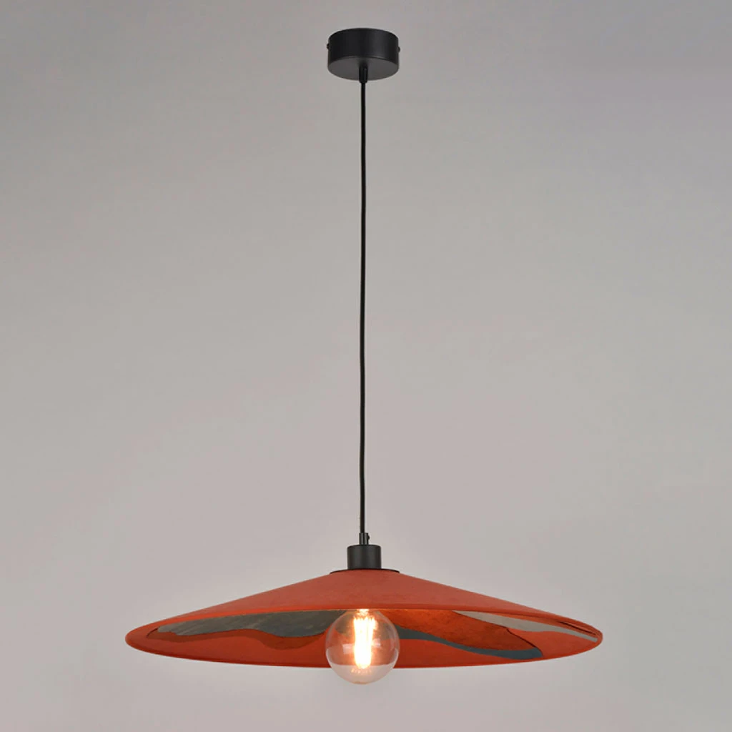 Market Set Suspension En Métal, Velour Et Lin D60cm Camelia - Sonia Laudet Malachite 5 Market Set Suspension En Métal, Velour Et Lin D60cm Camelia - Sonia Laudet Malachite – Image 3