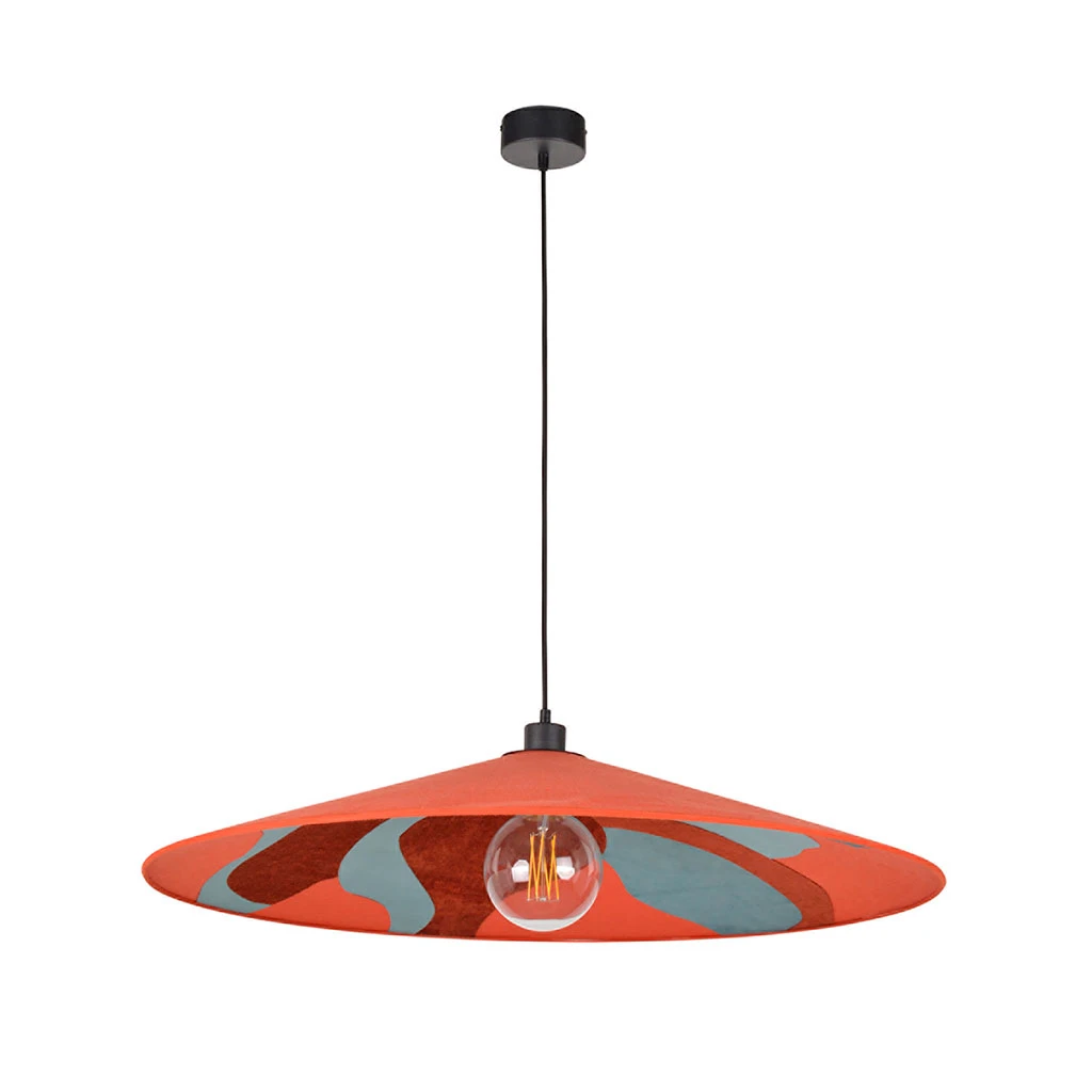 Market Set Suspension En Métal, Velour Et Lin D80cm Camelia - Sonia Laudet Malachite 3 Market Set Suspension En Métal, Velour Et Lin D80cm Camelia - Sonia Laudet Malachite