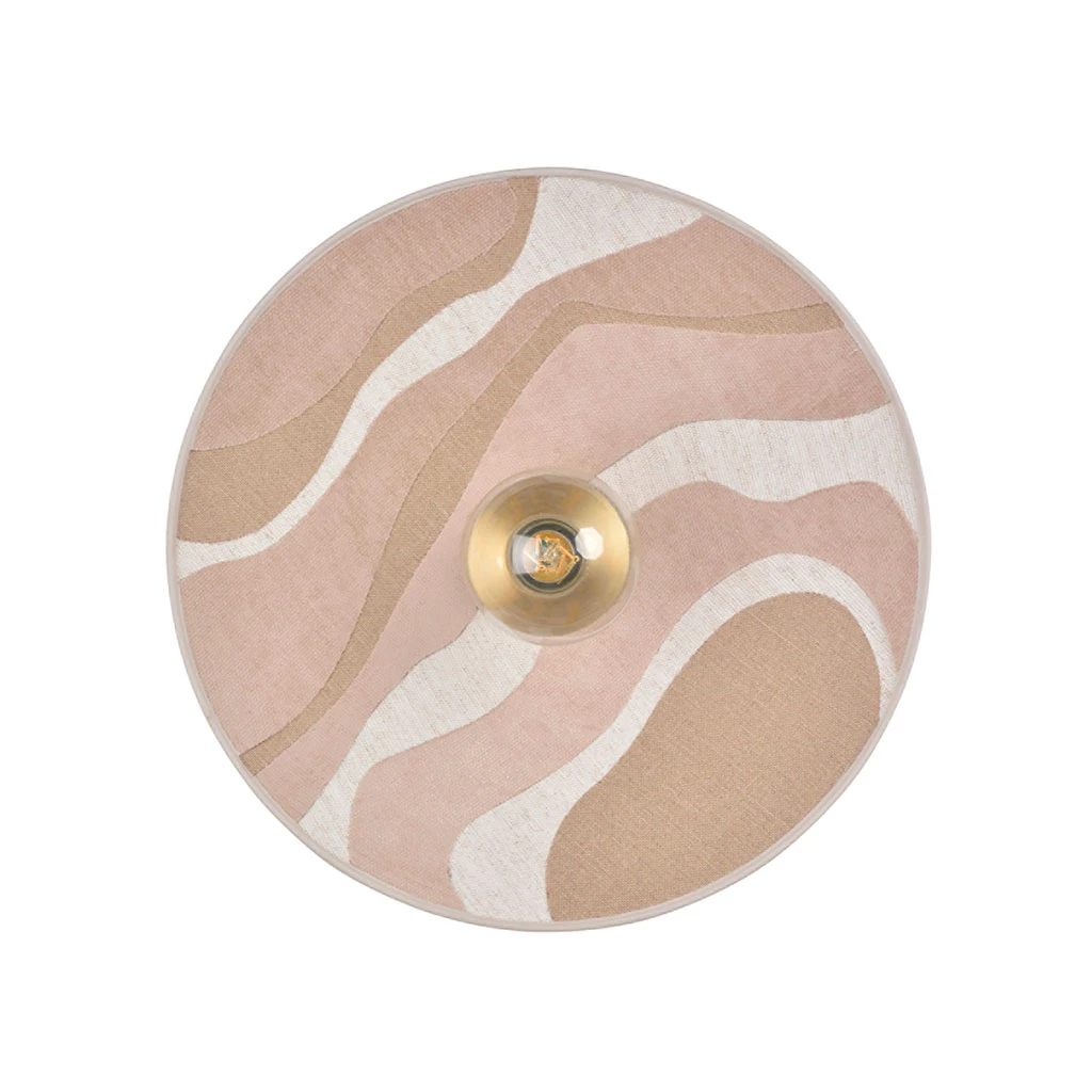 Market Set Applique En Métal, Velours Et Lin H40cm Sable - Sonia Laudet Malachite 3 Market Set Applique En Métal, Velours Et Lin H40cm Sable - Sonia Laudet Malachite