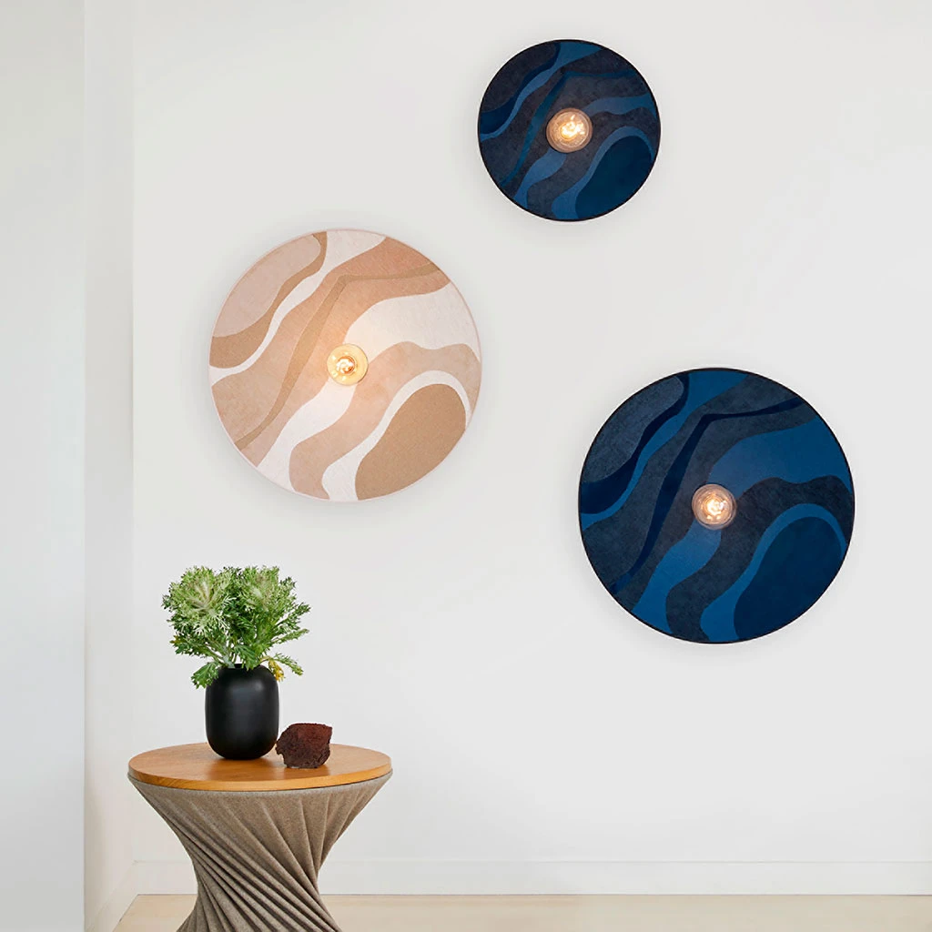 Market Set Applique En Métal, Velours Et Lin H40cm Sable - Sonia Laudet Malachite 7 Market Set Applique En Métal, Velours Et Lin H40cm Sable - Sonia Laudet Malachite – Image 5