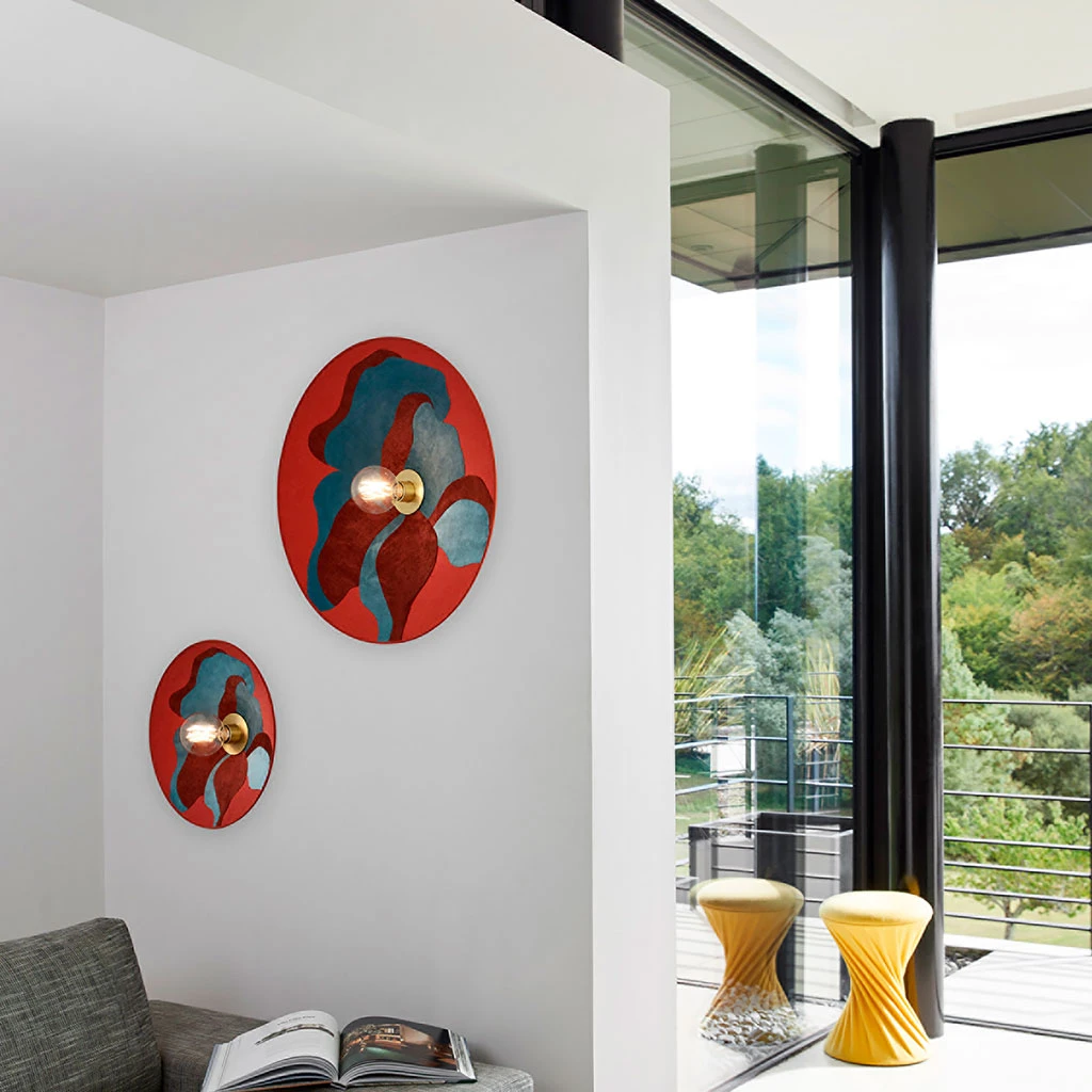 Market Set Applique En Métal, Velours Et Lin H60cm Camelia - Sonia Laudet Nostalgia 7 Market Set Applique En Métal, Velours Et Lin H60cm Camelia - Sonia Laudet Nostalgia – Image 5