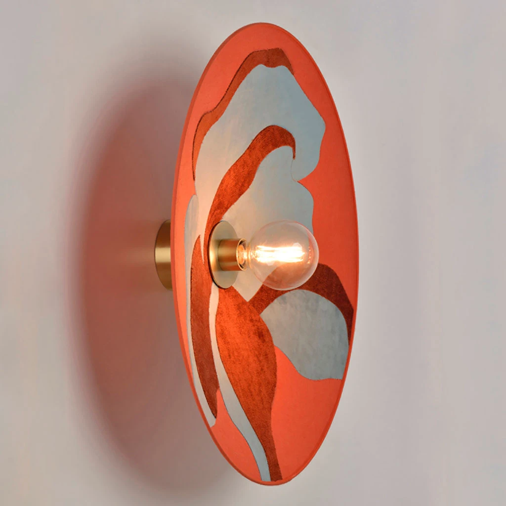 Market Set Applique En Métal, Velours Et Lin H60cm Camelia - Sonia Laudet Nostalgia 9 Market Set Applique En Métal, Velours Et Lin H60cm Camelia - Sonia Laudet Nostalgia – Image 7