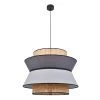 Market Set Suspension XL Cannage D58cm Gris Clair Anthracite - Singapour -SEMA DESIGN Boutique 628658 FRN01 WEB