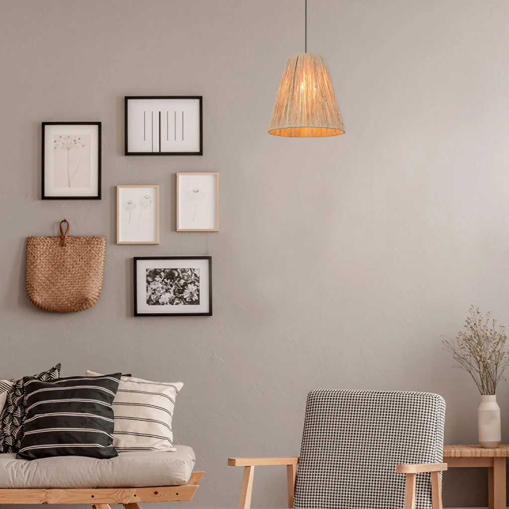 Corep Suspension En Raphia D30cm Naturel - Playa 5 Corep Suspension En Raphia D30cm Naturel - Playa – Image 3