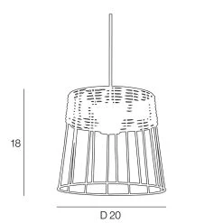 Corep Suspension En Métal Et Rotin D20cm Noir Mat - Indah 9 Corep Suspension En Métal Et Rotin D20cm Noir Mat - Indah -SEMA DESIGN Boutique 631538 FRN04 WEB
