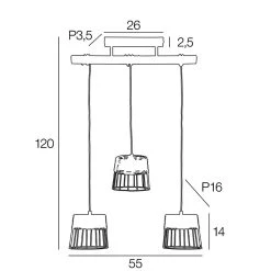 Corep Suspension 3 Lumières En Métal Et Rotin L55cm Noir Mat - Indah 9 Corep Suspension 3 Lumières En Métal Et Rotin L55cm Noir Mat - Indah -SEMA DESIGN Boutique 631541 FRN04 WEB