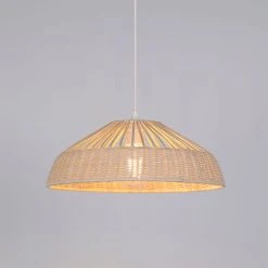 Corep Suspension En Métal Et Rotin D38cm Naturel - Ciotat -SEMA DESIGN Boutique 631548 FRN02 WEB