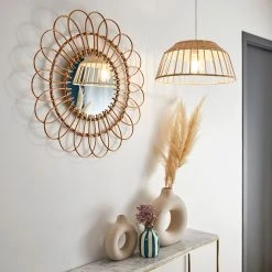 Corep Suspension En Métal Et Rotin D38cm Naturel - Cassis 8 Corep Suspension En Métal Et Rotin D38cm Naturel - Cassis -SEMA DESIGN Boutique 631549 FRN03 WEB