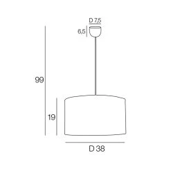 Corep Suspension En Coton D38cm Motif Visage Blanc - Visage 11 Corep Suspension En Coton D38cm Motif Visage Blanc - Visage -SEMA DESIGN Boutique 631552 FRN04 WEB