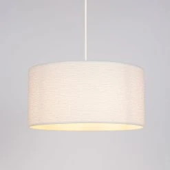 Corep Suspension Tissu Effet Bouclette D38cm Blanc - Bouclette 9 Corep Suspension Tissu Effet Bouclette D38cm Blanc - Bouclette -SEMA DESIGN Boutique 631553 FRN02 WEB