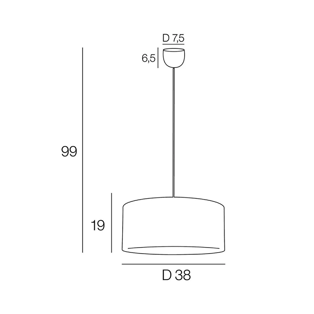 Corep Suspension Tissu Effet Bouclette D38cm Blanc - Bouclette 7 Corep Suspension Tissu Effet Bouclette D38cm Blanc - Bouclette – Image 5