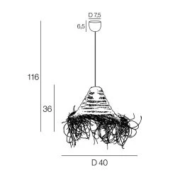 Corep Suspension En Alfa D40cm Naturel - Atlas 9 Corep Suspension En Alfa D40cm Naturel - Atlas -SEMA DESIGN Boutique 631556 FRN04 WEB