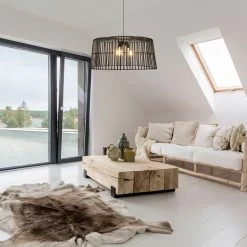 Corep Suspension En Bambou D78cm Noir - Thaya -SEMA DESIGN Boutique 631564 FRN03 WEB