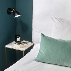 Corep Spot 1 Lumière En Métal Et Laiton H14cm Noir Mat - Marcel -SEMA DESIGN Boutique 631585 FRN03 WEB