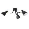 Corep Spot 3 Lumières En Métal Et Laiton D50cm Noir Mat - Marcel -SEMA DESIGN Boutique 631587 FRN01 WEB