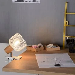 Corep Spot à Pince En Métal H19cm Blanc - Ottawa 8 Corep Spot à Pince En Métal H19cm Blanc - Ottawa -SEMA DESIGN Boutique 631589 FRN03 WEB