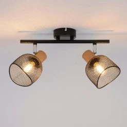 Corep Spot 2 Lumières En Métal L31.5cm Noir - Ottawa 8 Corep Spot 2 Lumières En Métal L31.5cm Noir - Ottawa -SEMA DESIGN Boutique 631594 FRN02 WEB