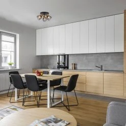 Corep Spot 3 Lumières En Métal D22cm Noir - Ottawa -SEMA DESIGN Boutique 631596 FRN03 WEB