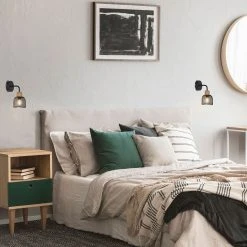 Corep Applique En Métal H22cm Noir - Ottawa -SEMA DESIGN Boutique 631602 FRN03 WEB