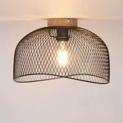 Corep Plafonnier En Métal D30cm Noir - Ottawa -SEMA DESIGN Boutique 631604 FRN02 WEB