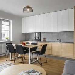 Corep Plafonnier En Métal D30cm Noir - Ottawa -SEMA DESIGN Boutique 631604 FRN03 WEB