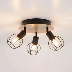 Corep Spot 3 Lumières En Métal D24cm Noir Et Naturel - Owen 7 Corep Spot 3 Lumières En Métal D24cm Noir Et Naturel - Owen -SEMA DESIGN Boutique 631611 FRN02 WEB