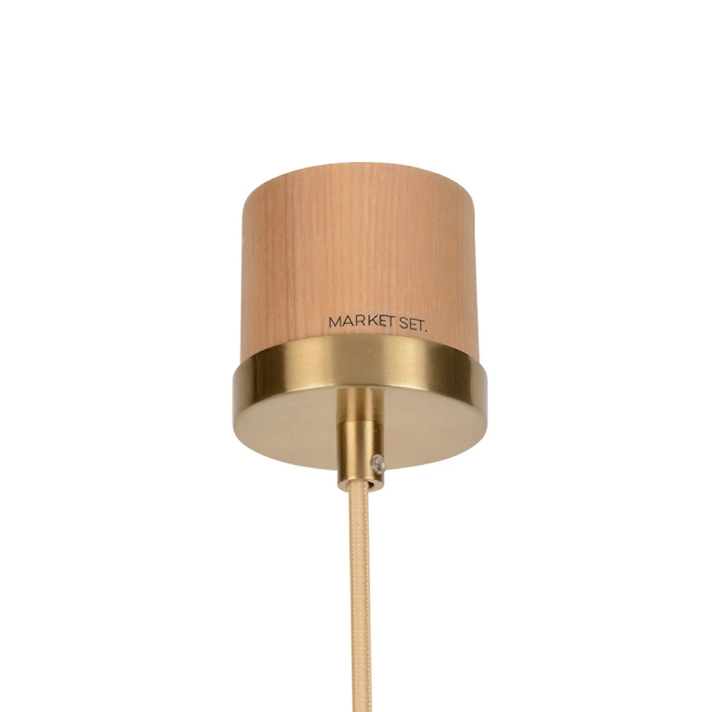 Market Set Suspension En Lin Variant® Et Chêne D78cm - Rivage 8 Market Set Suspension En Lin Variant® Et Chêne D78cm - Rivage – Image 6