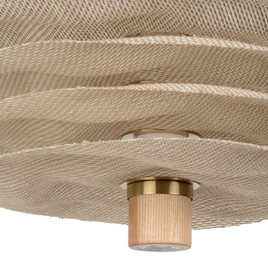 Market Set Suspension En Lin Variant® Et Chêne D48cm - Rivage 8 Market Set Suspension En Lin Variant® Et Chêne D48cm - Rivage – Image 6