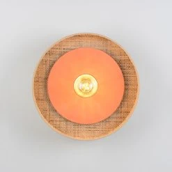 Market Set Applique En Tissu D40cm Naturel Et Terracotta - Portinatx -SEMA DESIGN Boutique 632144 FRN02 WEB