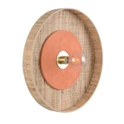 Market Set Applique En Tissu D50cm Naturel Et Terracotta - Portinatx -SEMA DESIGN Boutique 632146 FRN05 WEB