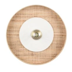 Market Set Applique En Tissu D50cm Naturel Et Blanc - Portinatx