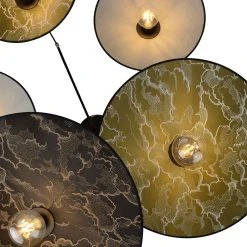 Market Set Plafonnier 5 Lumières En Tissu Et Métal Kumo Multicolore - Gatsby 14 Market Set Plafonnier 5 Lumières En Tissu Et Métal Kumo Multicolore - Gatsby -SEMA DESIGN Boutique 632158 FRN05 WEB