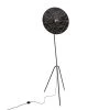 Market Set Lampadaire En Métal Et Tissu H180cm Kumo Noir - Gatsby -SEMA DESIGN Boutique 632166 FRN01 WEB